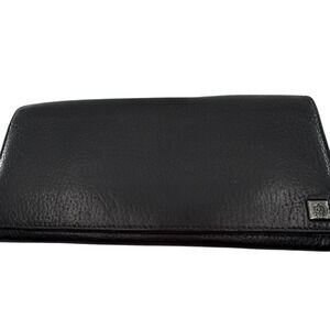 Dunhill Black Pebbled Leather Wallet